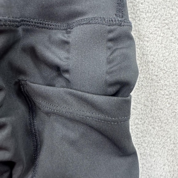 SKINNIFY Leggings Womens Medium Black High Waisted Resistance Band Stretch Pants - Picture 5 of 13